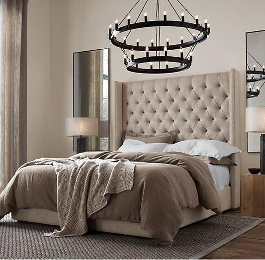 Alexander Wing Back Luxury Bed