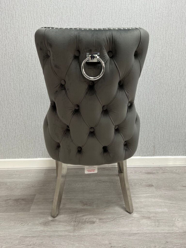 Victoria Knocker Velvet Chair