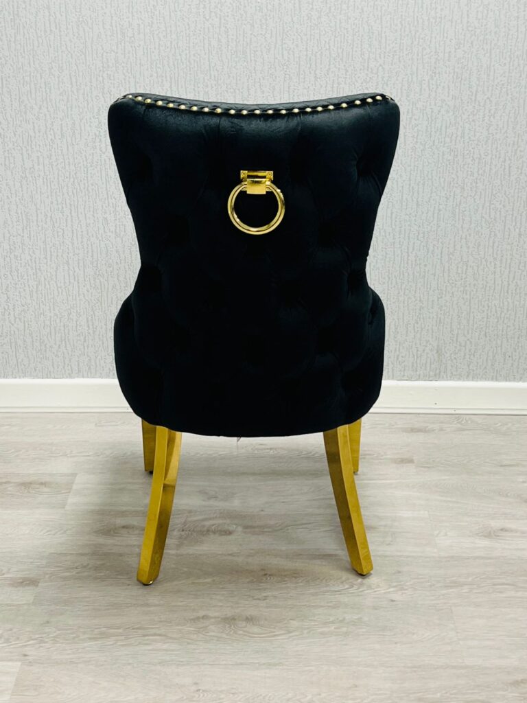 Victoria Knocker Velvet Chair