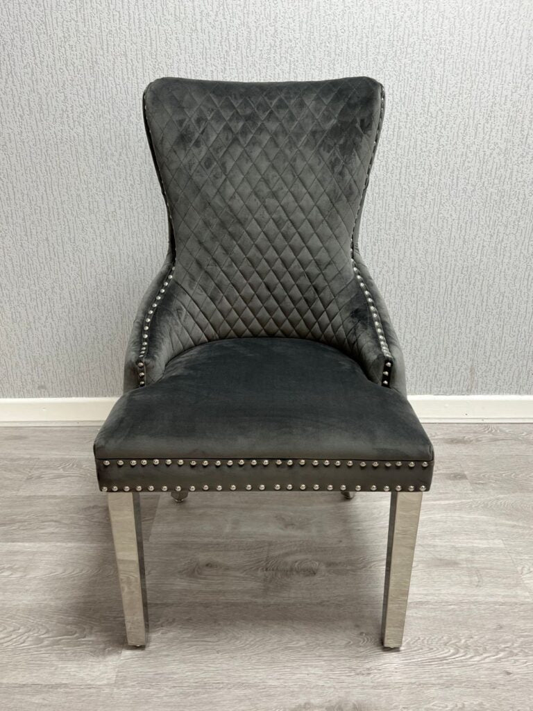 Victoria Knocker Velvet Chair