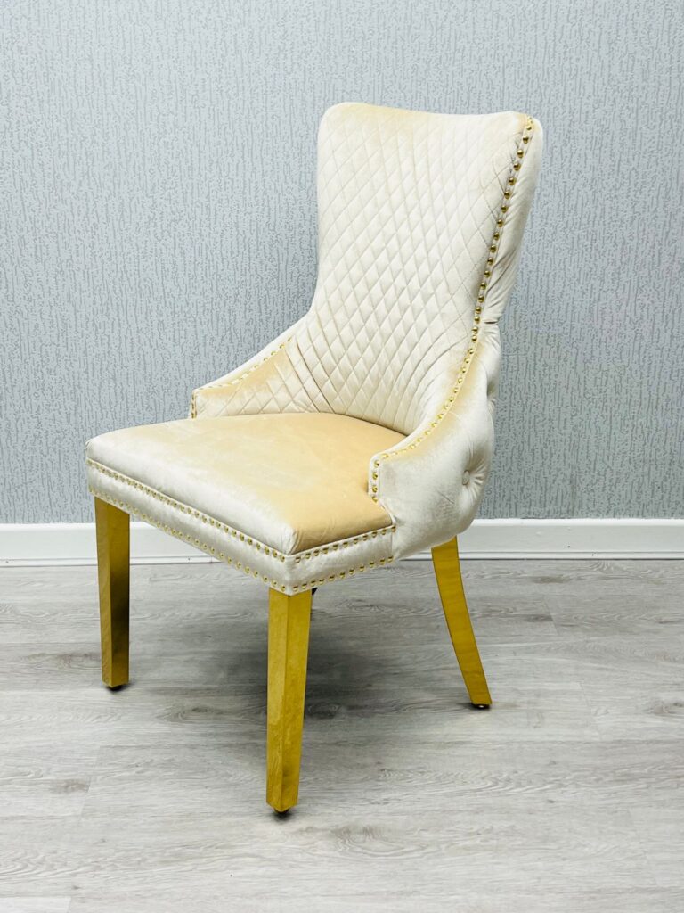 Victoria Knocker Velvet Chair