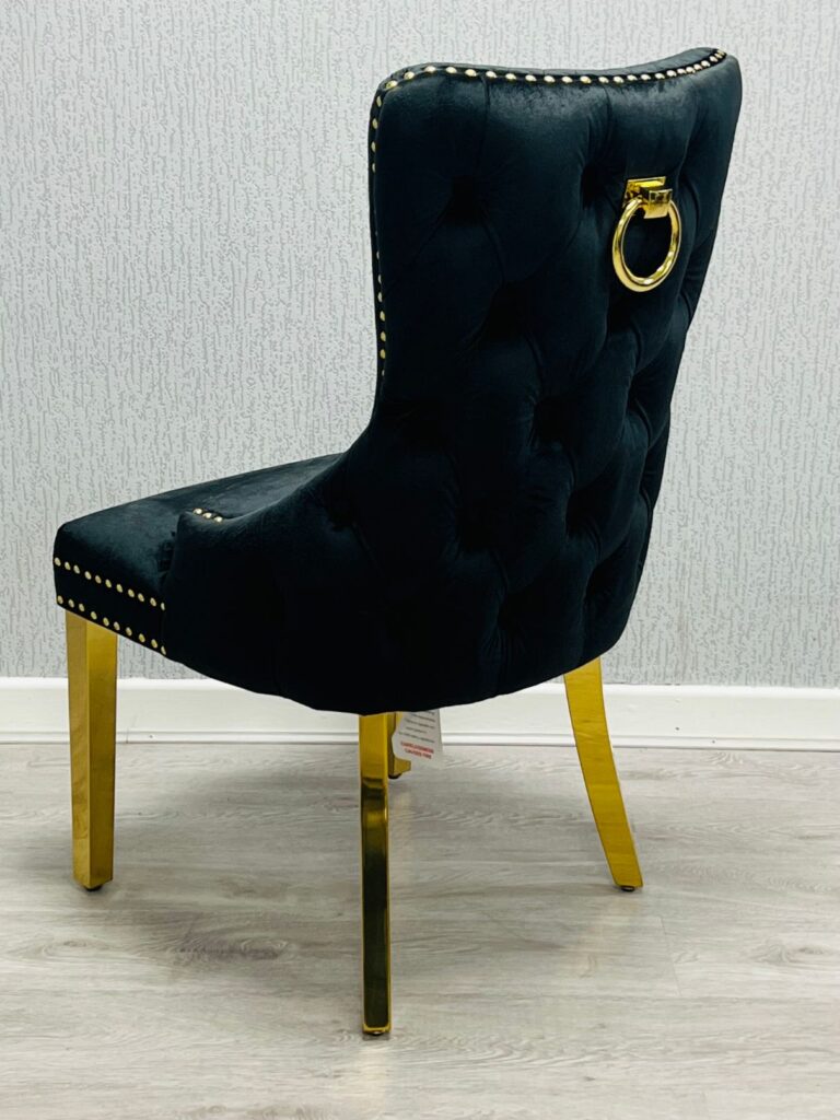 Victoria Knocker Velvet Chair