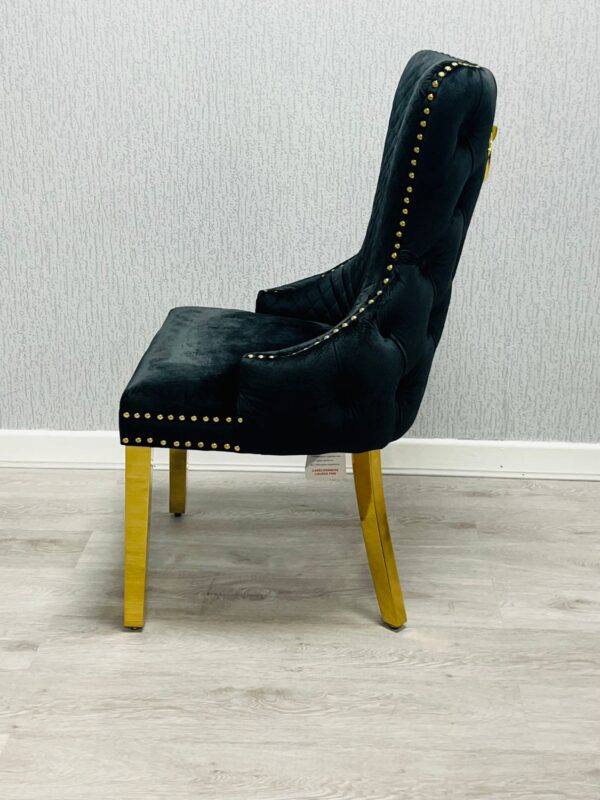 Victoria Knocker Velvet Chair