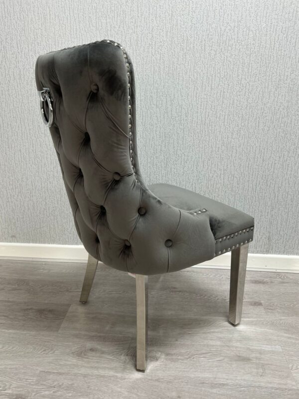 Victoria Knocker Velvet Chair